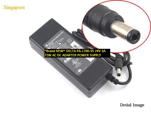 *Brand NEW*72W AC DC ADAPTER DELTA 24V 3A PA-1700-95 POWER SUPPLY - Click Image to Close